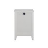 Sapphtopaz Modern Nightstand with USB Ports & Power Outlets Wooden Night Stand with 3 Drawers Entryway Table for Bedroom, Living Room, White - 4 of 4