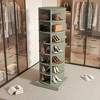 NicBex 360 Rotating Shoe Cabinet 6-Tier Organizer Spinning Shoe Rack Holds Up to 24 Pairs of Shoes for Entryway,Hallway - 2 of 4