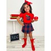 Little Miss Perfect Plaid Skort Set Mia Belle Girls - 2 of 4
