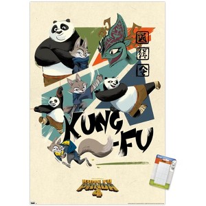 Trends International Kung Fu Panda 4 - Kung-Fu Unframed Wall Poster Prints - 1 of 4