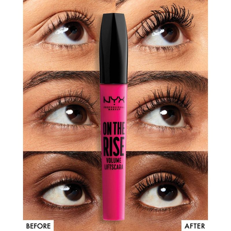NYX Professional Makeup On the Rise Volume Lift Mascara Black - 0.33 fl oz, 6 of 8
