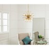 Elegant Lighting Timber 8 light Brass pendant - 2 of 4