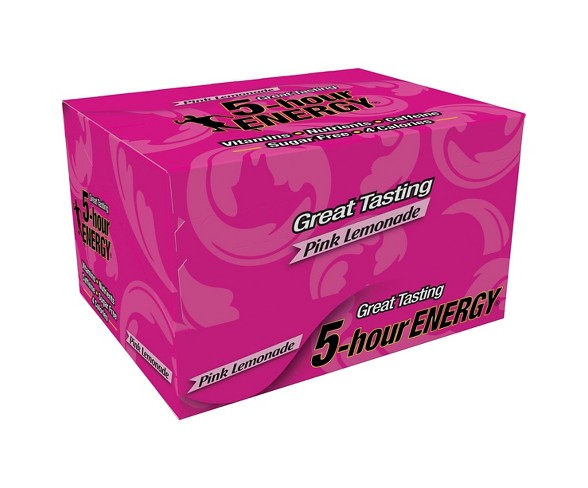 5 Hour Energy Shot - Pink Lemonade - 12ct