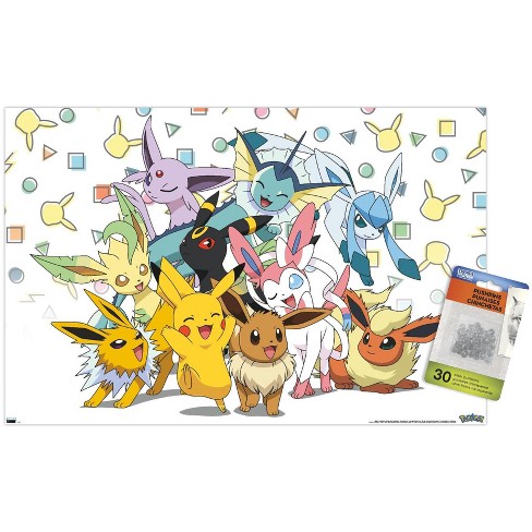 Pokemon Eevee Evolution Poster