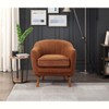 NicBex Chenille Accent Chair,Upholstered Living Room Chairs with Stitched Back and Wood Legs,Mid-Century Armchair,Accent Chairs for Living Room - 2 of 4
