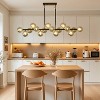 BAOURE Mid Century Modern Sputnik Chandelier, 16-Light Chandeliers over Table, Linear Chandelier Dining Room Light Fixture - 3 of 4