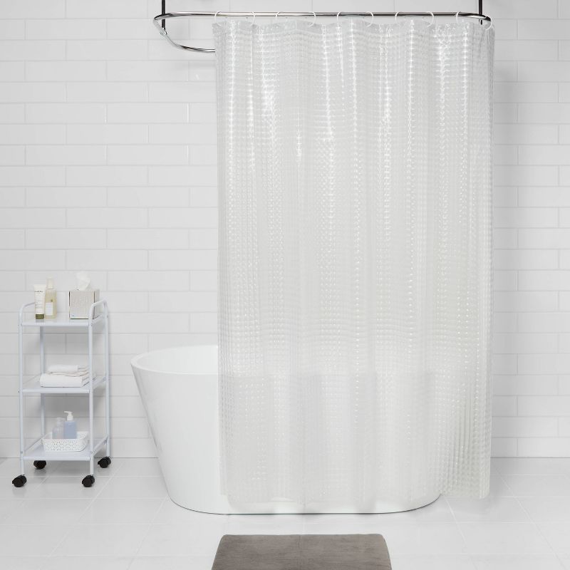 Cubic Shower Curtain Clear - Room Essentials&#8482;, 4 of 5