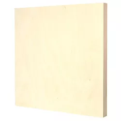 American Easel Primed Wood Painting Panel, Clear Gesso, 20"x20"