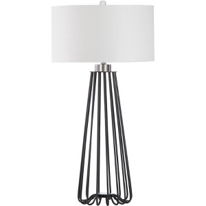 Estill Table Lamp - Black - Safavieh - 1 of 4