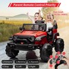 2 Seaters Kids Ride On Truck with Remote Control,20“ Large Seat Ride On Car for Toddlers - 4 of 4