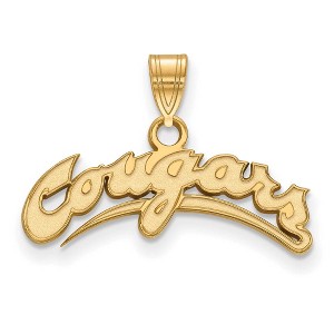 Black Bow Jewelry 14k Yellow Gold Washington State Cougars NCAA Small Pendant - 1 of 3