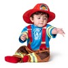 Joyfy Halloween Baby Firefighter Costume Toddler Cosplay Costume for Infants Boys Halloween Dress Up Party - 3 of 4