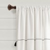 Lush Decor Farmhouse Boho Stripe Woven Tassel Yarn Dyed Cotton Blend Window Curtain Panel Set - 2 of 4