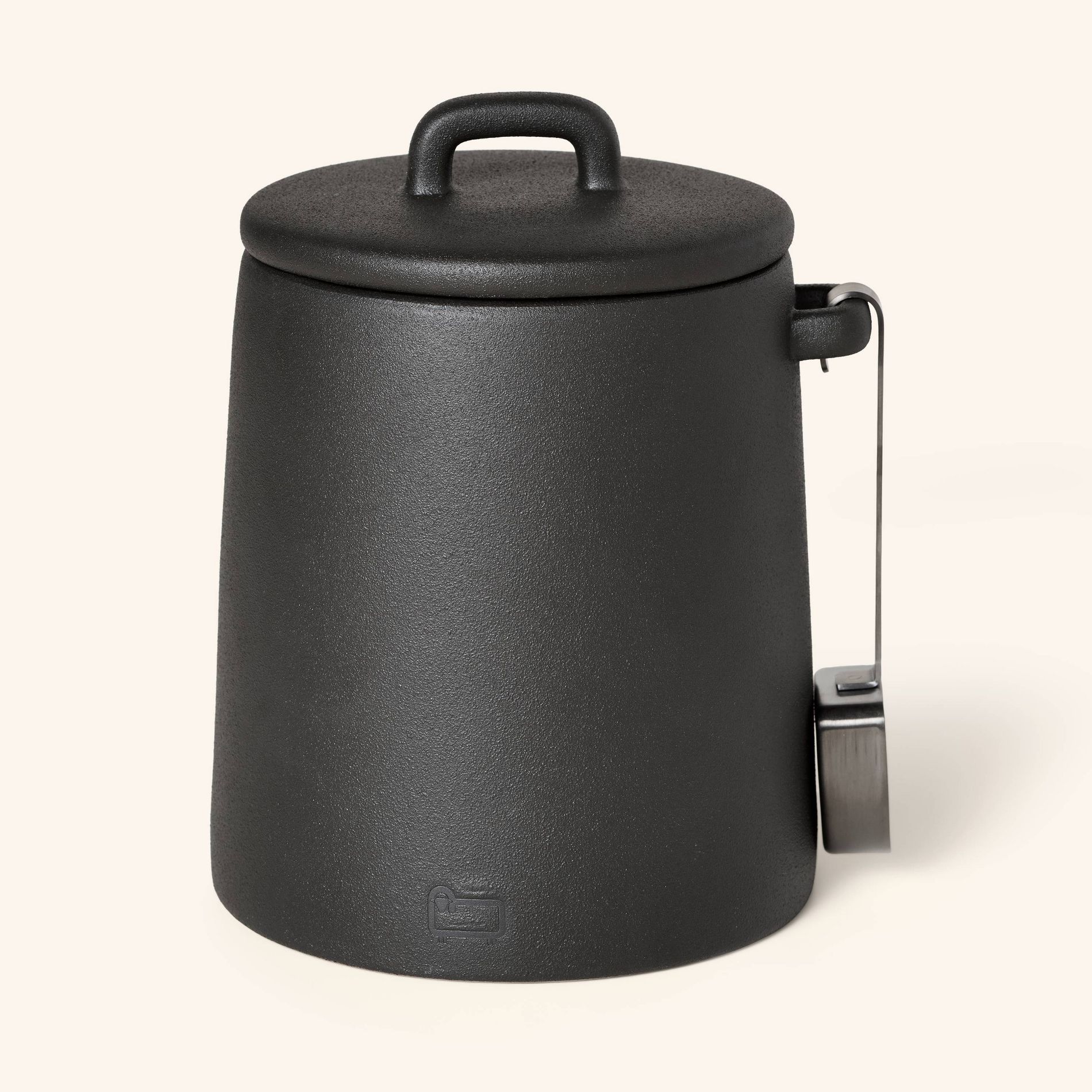 39.5 fl oz Ceramic Coffee Canister with Scoop Matte Black - Woolrich x Target