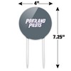 Portland Secondary Logo  Acrylic Cake Topper Party Decoration for Wedding Anniversary Birthday Graduation - 2 of 4