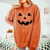 Simply Sage Market Pumpkin Face Lightweight Garment Dyed Sweatshirt - 3 of 4