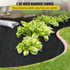 VEVOR Weed Barrier Landscape Fabric, 5 x 250 ft, 5 Oz Premium Woven Ground Cover Heavy Duty PP Material & Easy Setup, Single-Layer, Black - 3 of 4