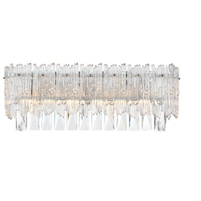 Elegant Lighting Emilia 19 inch Wall Sconce in Chrome