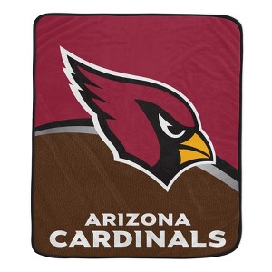 NFL Arizona Cardinals Gameball Ultra Soft Tailgate Throw Blanket - 1 of 2