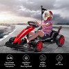 24V Go Kart Electric Drift Kart Car with Adjustable Seat - 3 of 4