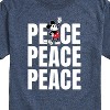 Men's - Disney - Mickey Mouse Stacked Peace Sign Short Sleeve Graphic T-Shirt - 2 of 4
