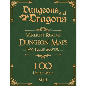 Dungeons and Dragons Verdant Realms Dungeon Maps for Game Masters Vol 2 - by  Dungeons Stuff & Yassine Talhi (Paperback)