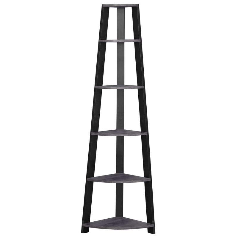 71" Bookcase Corner Accent Etagere - EveryRoom, 1 of 6