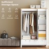 Aghana Digitals White Bedroom Armoire: 3-Door Wardrobe with Hanging Rod, 3 Shelves, 2 Drawers (1 - 3 of 4