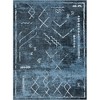 Unique Loom Kamala Washable Collection Area Rug - Geometric - 2 of 4