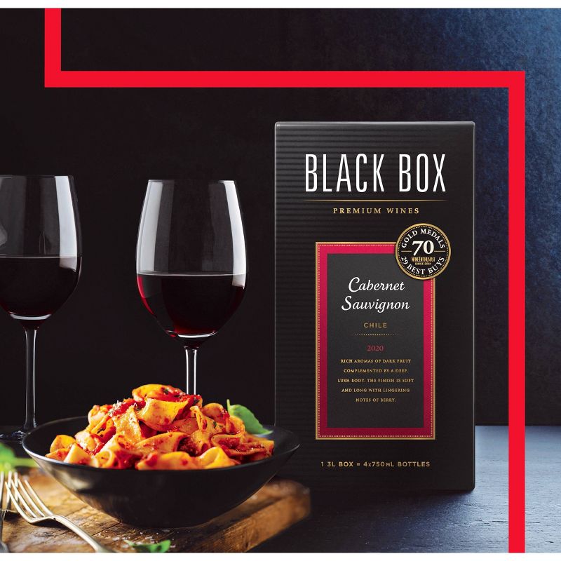 Black Box Cabernet Sauvignon Red Wine - 3L Box Wine, 4 of 7