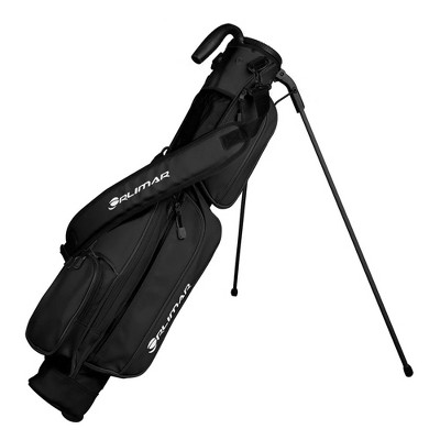 Orlimar Golf Pitch 'n' Putt Synthetic Leather Sunday Bag - Black