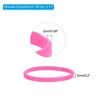 Unique Bargains Blank Stretch Sports Silicone Bracelets for Sports Team Games 6 Pcs - 2 of 4