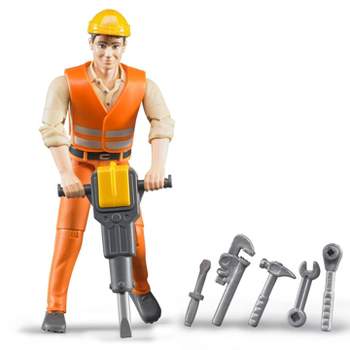 Bruder Construction Worker with Tools and Accessories