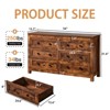 AMERLIFE Farmhouse Wood Rustic Chest of Drawers - 2 of 4