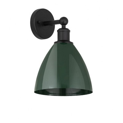 Plymouth Dome - 1 Light Wall Sconce In Industrial Style-10.75 Inches Tall and 7.5 Inches Wide
