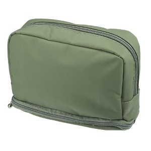 Unique Bargains Women's Travel Cosmetic Makeup Storage Bag 6.89"x2.76"x4.72" 1 Pc - 1 of 4