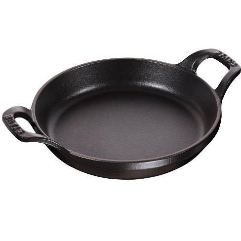 Staub Cast Iron 6-inch Round Gratin Baking Dish - Matte Black : Target