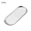 Unique Bargains Stainless Steel Mirror Polished Decorative Rust-resistant Decorative Tray - 3 of 4
