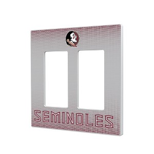 NCAA ACC Universities Linen Hidden-Screw Light Switch Plate for Double Rocker - 1 of 4