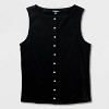 Women's Button-Front Tank Top - Wild Fable™ - 4 of 4