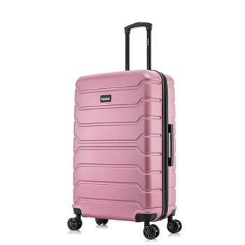 Inusa Vasty Lightweight Hardside Medium Checked Spinner Suitcase 