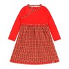 Mixed Up Clothing Girls Long Sleeve Ruffle Trim Dress - 3 of 4