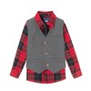 Andy & Evan  Infant  Plaid Buttondown Set - 3 of 4
