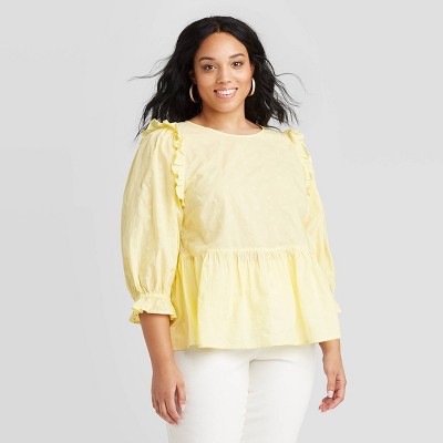 ruffle sleeve top target