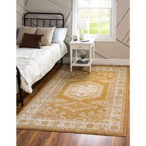 Unique Loom Utopia Larissa Border Indoor Woven Area Rug - 1 of 4