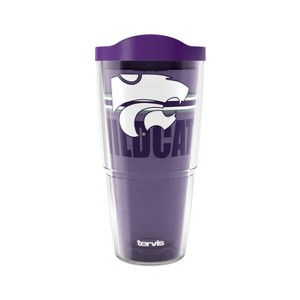 NCAA Kansas State Wildcats Classic Tumbler - 24oz: Plastic Lidded Portable Drinkware - 1 of 2