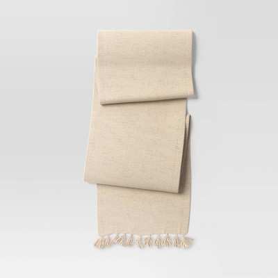 108"x14" Cotton Textured Table Runner - Threshold™