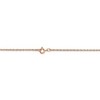 Black Bow Jewelry 0.7mm, 14k Rose Gold, Cable Rope Chain Necklace - 4 of 4