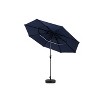 Cesicia Aluminium 10ft 3 Tier Auto-tilt Umbrella ,Outdoor Patio Umbrella (Base Not Included) - 4 of 4