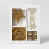 12pc Christmas Mini Tree Decor Trim Set Gold - Wondershop™ - 3 of 4
